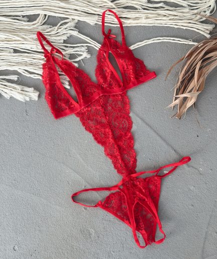 Kadın Göğüs Dekolteli Bodysuit